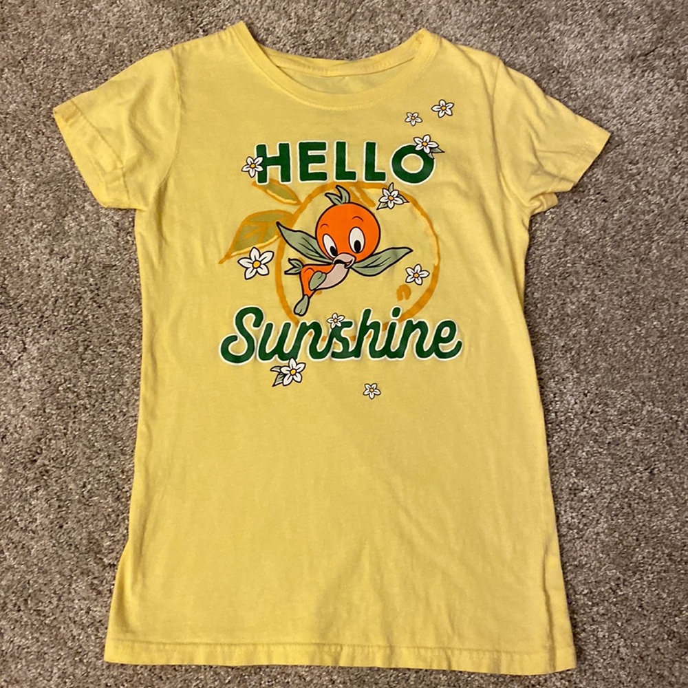 Disney Orange Bird Womens Shirt XS